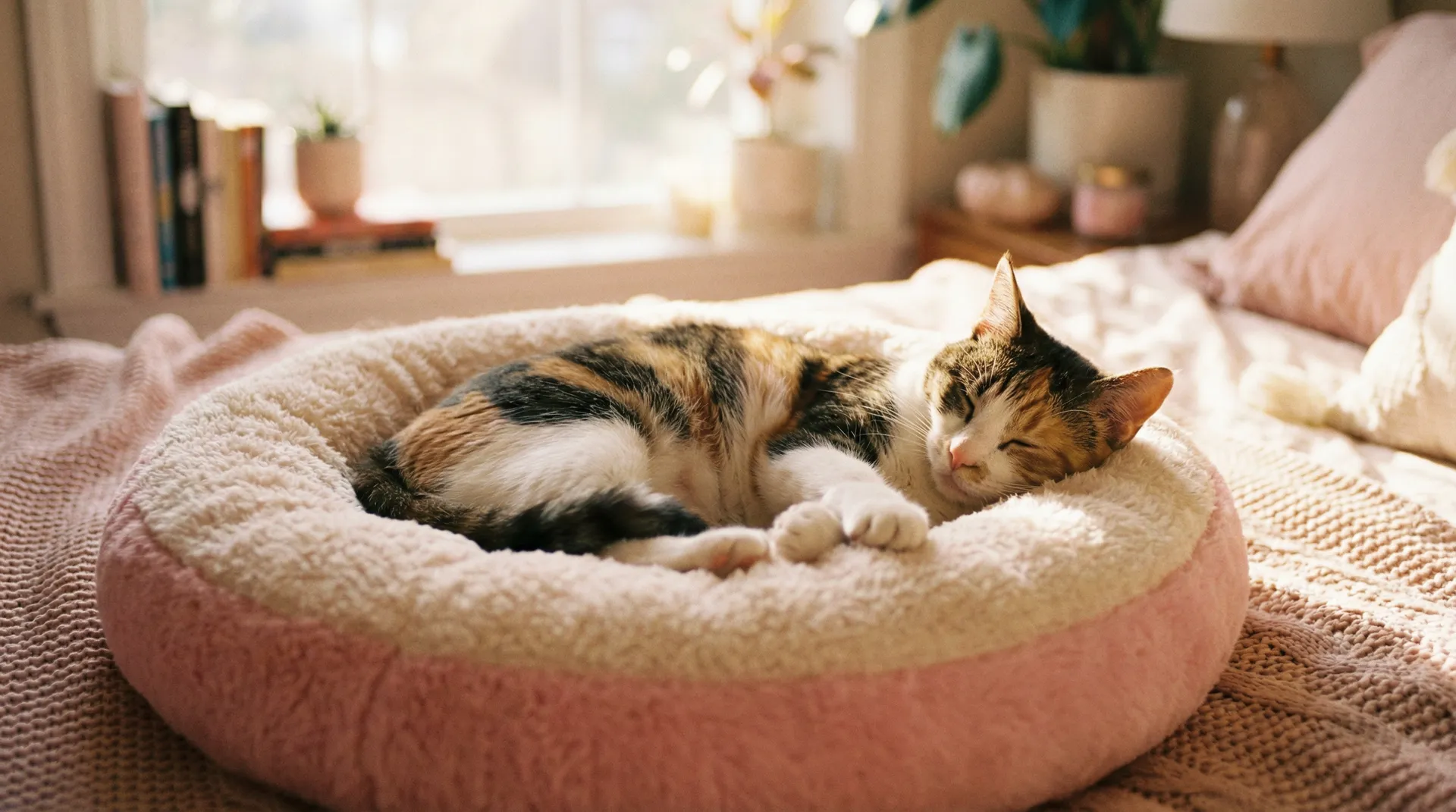 三花猫安静入睡 - 麻豆入口